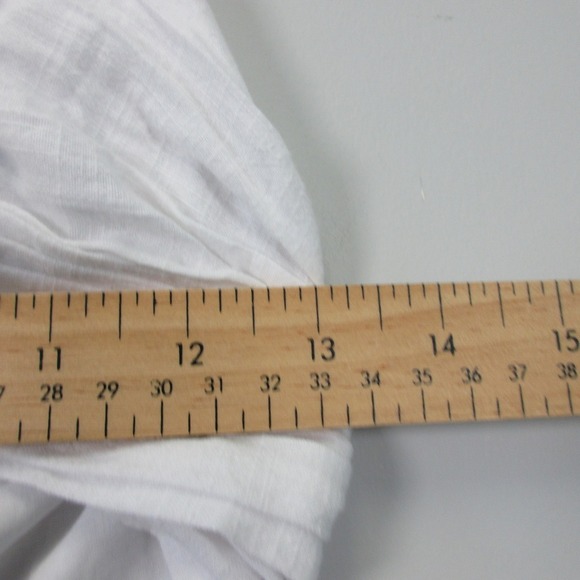 SNDYS Boat Jumpsuit Women S White 100% Cotton Halter Bow Cutout Preppy Chic 318 - Picture 11 of 12